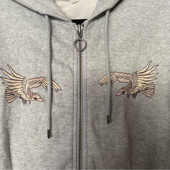 Aritzia Golden by Tna Embroidered Zip Up Hoodie - Picture 3 of 6